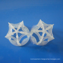 PVC PP PVDF plastic pentagon ring random packing for chemical tower